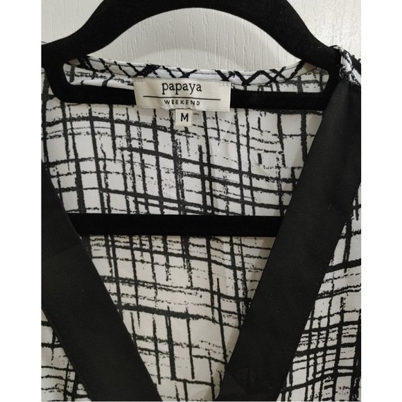 PAPAYA LOOSE VNECK BLOUSE (US 8) - Picture 3 of 4